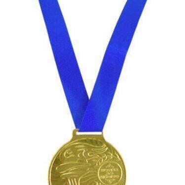 Imagem de Medalha 52mm pacote c/ 5 Unidades - MedalhaSul, Ouro