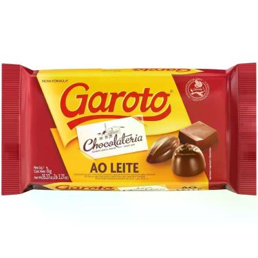 Imagem de Chocolate Garoto Barra 1Kg Ao Leite, Ao leite