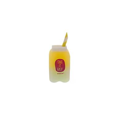 Imagem de Borracha Molin do Brasil Refresh Perfumada Love com Aroma de Frutas Macia de Alta Qualidade 1 Unidade Amarelo