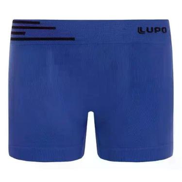 Imagem de Cueca Lupo Kids Boxer Microfibra, Azul, GG