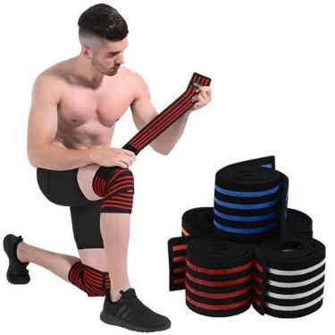 Imagem de Faixa De Compressão Para Joelho Tensor Patela Muscular Treino Joelheir