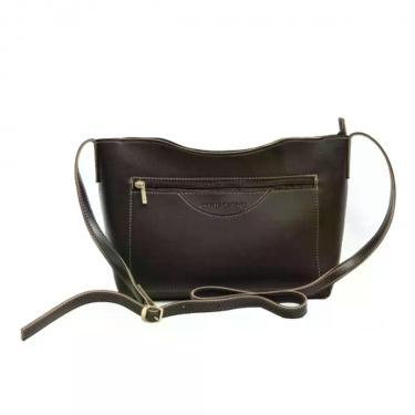 Imagem de Bolsa Feminina Média - cor cacau - Marca Couro Fino