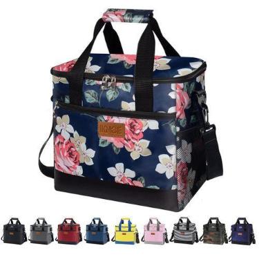 Imagem de Bolsa térmica Iknoe Large 29x17x30cm, isolada, 24 latas