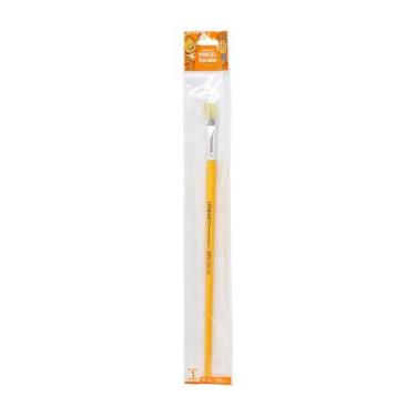 Imagem de PINCEL ESCOLAR CHATO LONGO BLISTER 815-14 CX/24 BLISTER LEOELEO