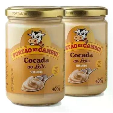 Imagem de Kit c/ 2und Cocada ao Leite Portão do Cambui 400g - Portão Do Cambuí