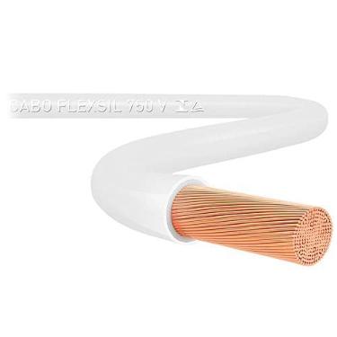 Imagem de Fio Cabinho Flexível SIL 1,5 mm Rolo com 100 m Branco | Rolo com 100 m