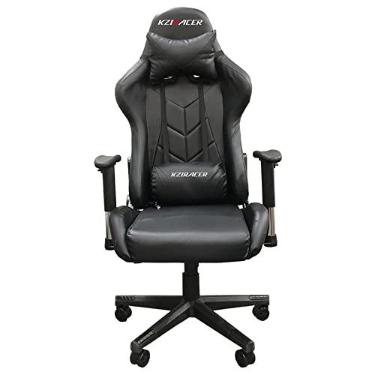 Imagem de Cadeira Gamer Escritório Ergonômica Giratória Massageadora Preto