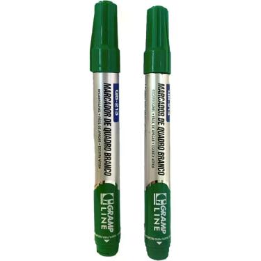 Imagem de Pincel Quadro Branco QB213 Recarregavel Verde - Gramp Line