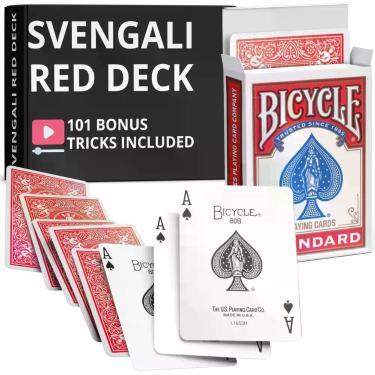 Imagem de Baralho Svengali Ted's Sterling Magic  Ás Vermelho