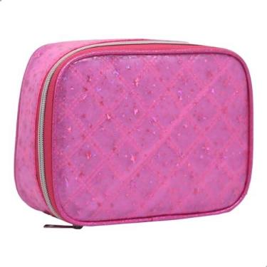 Imagem de Estojo Escolar Box 1 Compartimento Divisoria Porta Lapis Canetas Yepp EST12029-E (Pink)