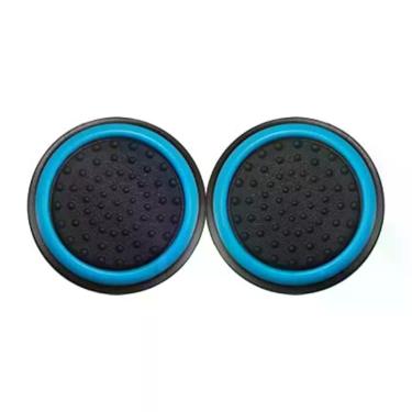 Imagem de 1 Par de Grips p/ controle Anti Derrapante Silicone Botão Analógico do