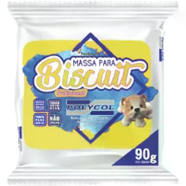 Imagem de Massa de Porcelana Fria Biscuit 90G Amarelo - Polycol