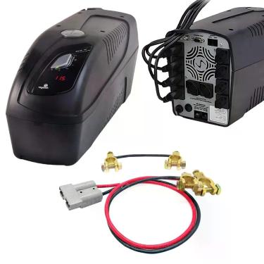 Imagem de Kit Nobreak Ragtech 1400VA 4035 Senoidal Easy Pro Bivolt + Cabo de Bat