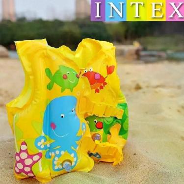 Imagem de Colete Inflável Infantil Peixinhos Divertidos 59661 - Intex