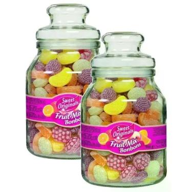 Imagem de kit 2 BALAS SWEET ORIGINALS FRUTAS SORTIDAS 966G
