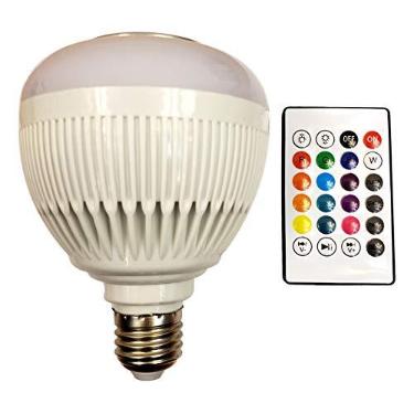 Imagem de Lampada Led Colorida Musica com Caixa de Som e Bluetooth