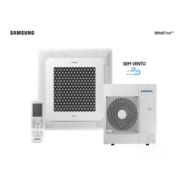 Imagem de Ar Condicionado Cassete 4 Vias Samsung Windfree Inverter 36000 BTUS Quente Frio 220V AC036DN4DKG-AZ
