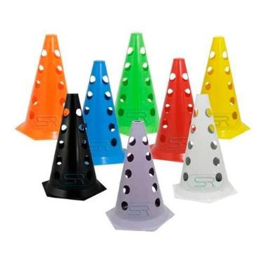 Imagem de Cone Demarcatório Furados Funcional C/30 Unidades Agilidade