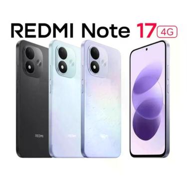 Imagem de Smartphone RedemiNote 17 4g 128gb 6gb Ram Global Android - xaio, Preto