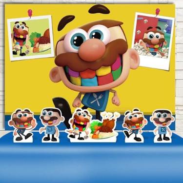Imagem de Kit Decoração Festa de Aniversário Infantil Painel + Displays José Comilão