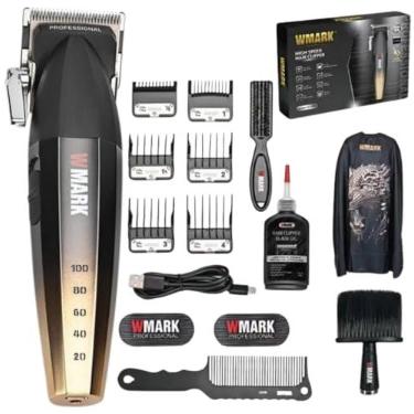 Imagem de Máquina De Cortar Cabelo Wmark NG-2038 Gold Original