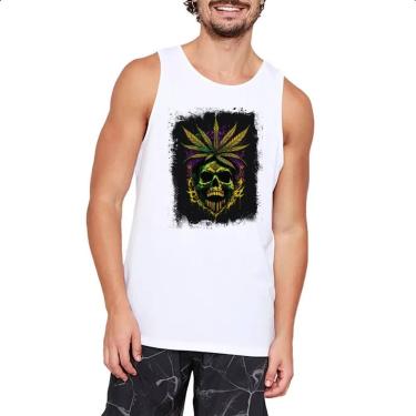 Imagem de Camiseta Regata Skull Planta Medicinal - Alearts, P