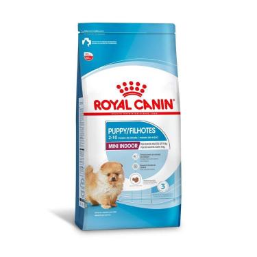 Imagem de Ração Seca Mini Indoor para Cães Filhotes Porte Pequeno Royal Canin 1K
