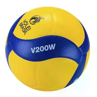 Imagem de Bola De Vôlei V200w Mikasa, Amarelo e azul