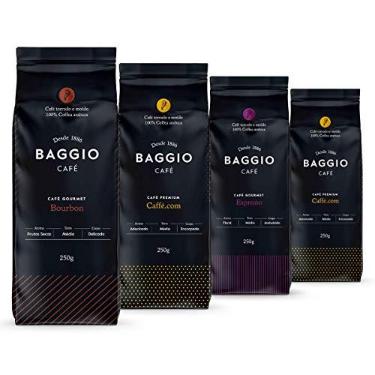 Imagem de Café Em Pó Baggio - 4 Pacotes - 1.000g - Café Gourmet Arábica Moído