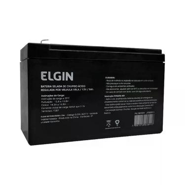 Imagem de Bateria Selada Elgin, P/ Nobreak, Vrla, 12v 9ah - 82313