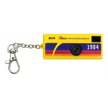 Imagem de Mini Câmera Digital Fotográfica Vintage Chaveiro Recarregável Sortida 