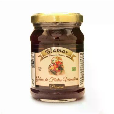 Imagem de Geleia De Frutas Vermelhas Artesanal 205g 100% Natural - Clamar