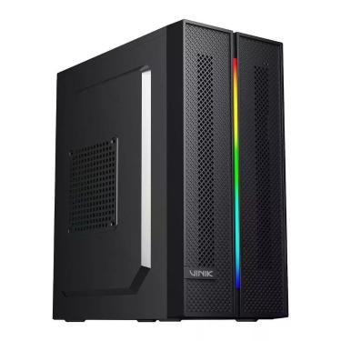 Imagem de Gabinete Gamer Vinik Sg26 Preto Fita De Led Rgb - Sg26acbk