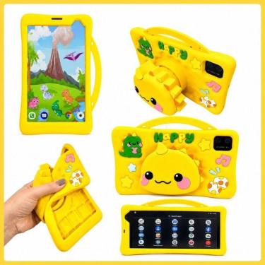 Imagem de Tablet Infantil Dinossauro Tablet Para Desenvolvimento Infantil 128GB 