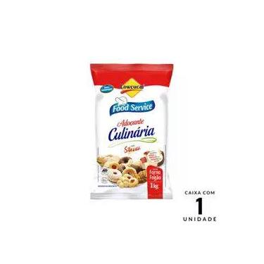 Imagem de Adoçante Culinário 1Kg Lowçucar Com Stévia Para Bolos Doces e Pães Par