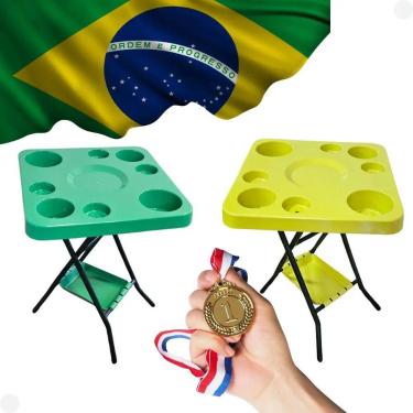 Imagem de Mesinha Petisqueira Verde E Amarela: Olimpíadas Brasil - Riomar Equipe