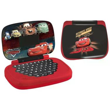 Imagem de Laptop Infantil Educativo Carros Bilíngue com Atividades Educativas Vermelho Candide