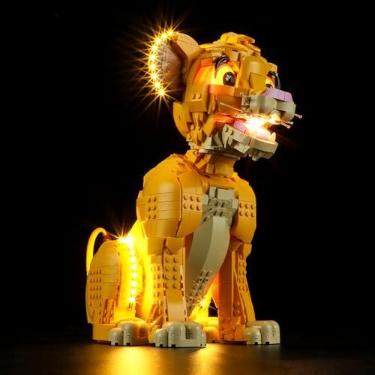 Imagem de Led Light for Lego 43247 Simba The Lion King Model,Design and Configuration Compatible with Model 43247(Led Light Only, Not Building Block Kit)