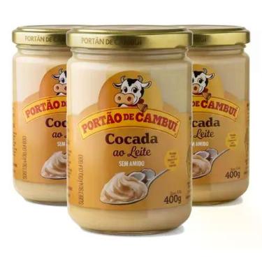 Imagem de Kit c/ 3und Cocada ao Leite Portão do Cambui 400g - Portão Do Cambuí