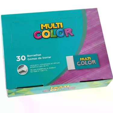 Imagem de Borracha Branca Simples Capa Papel Faber Multicolor 30 Und - Faber-Cas