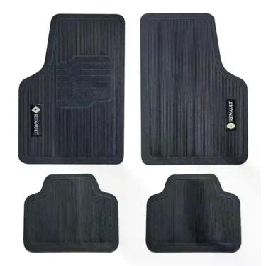 Imagem de Jogo Tapete Borracha Logo Bordado Renault Clio 2004 2005 - ECOTAP
