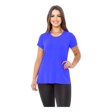 Imagem de Blusa Veste Legging Academia Moda Feminina - Adamas, P, Azul royal