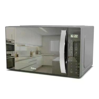 Imagem de Micro-ondas de Bancada Philco Pmo31s 28L 1100W Tira Odor Prata 110V, P