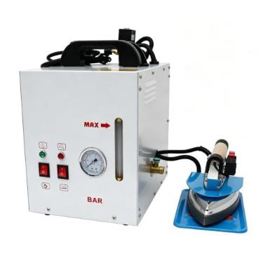 Imagem de PreAsion Estação De Passar Roupa A Vapor Industrial 110 V 1600 W - Caldeira 4 L, Cabeça 900 W, Profissional Para Lojas Roupas, Lavanderias E Fábricas