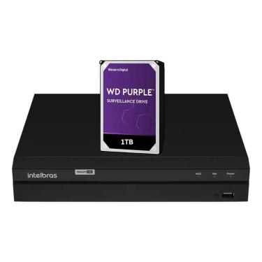 Imagem de Dvr Intelbras 4ch Mhdx 1304 Inteligente Multi Hd C/ Hd 1tb Purple