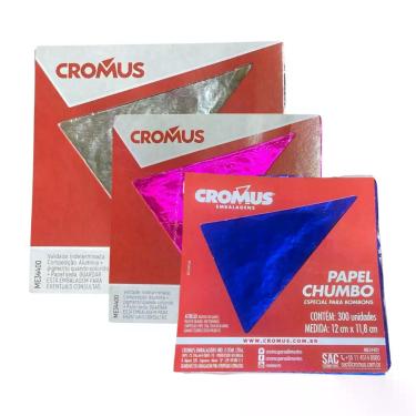 Imagem de Pacote 300 un Papel Chumbo P/ Bombom mini Trufa 12x11,8cm - Genérica