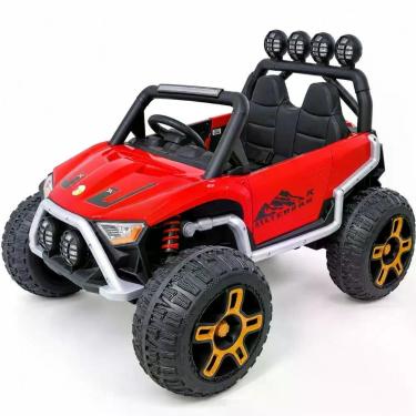 Imagem de Carrinho Elétrico Infantil Mach LX 12V com Controle Remoto e Bluetooth Vermelho Bang Toys
