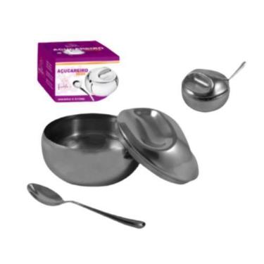Imagem de Porta Açúcar Açucareiro Inox De Mesa - AC-01 - ds