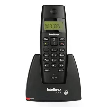 Imagem de Telefone Sem Fio Id Ts 40 Pr - Intelbras - Geral