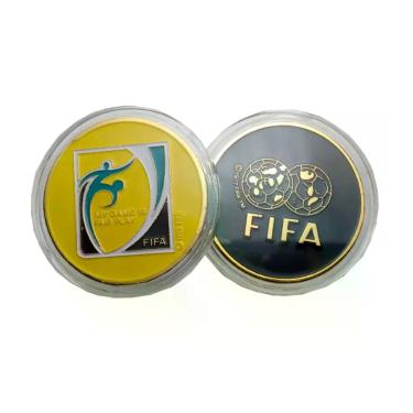 Imagem de Moeda Juiz Árbitro de Futebol Pré jogo 4 cm Envio Imediato